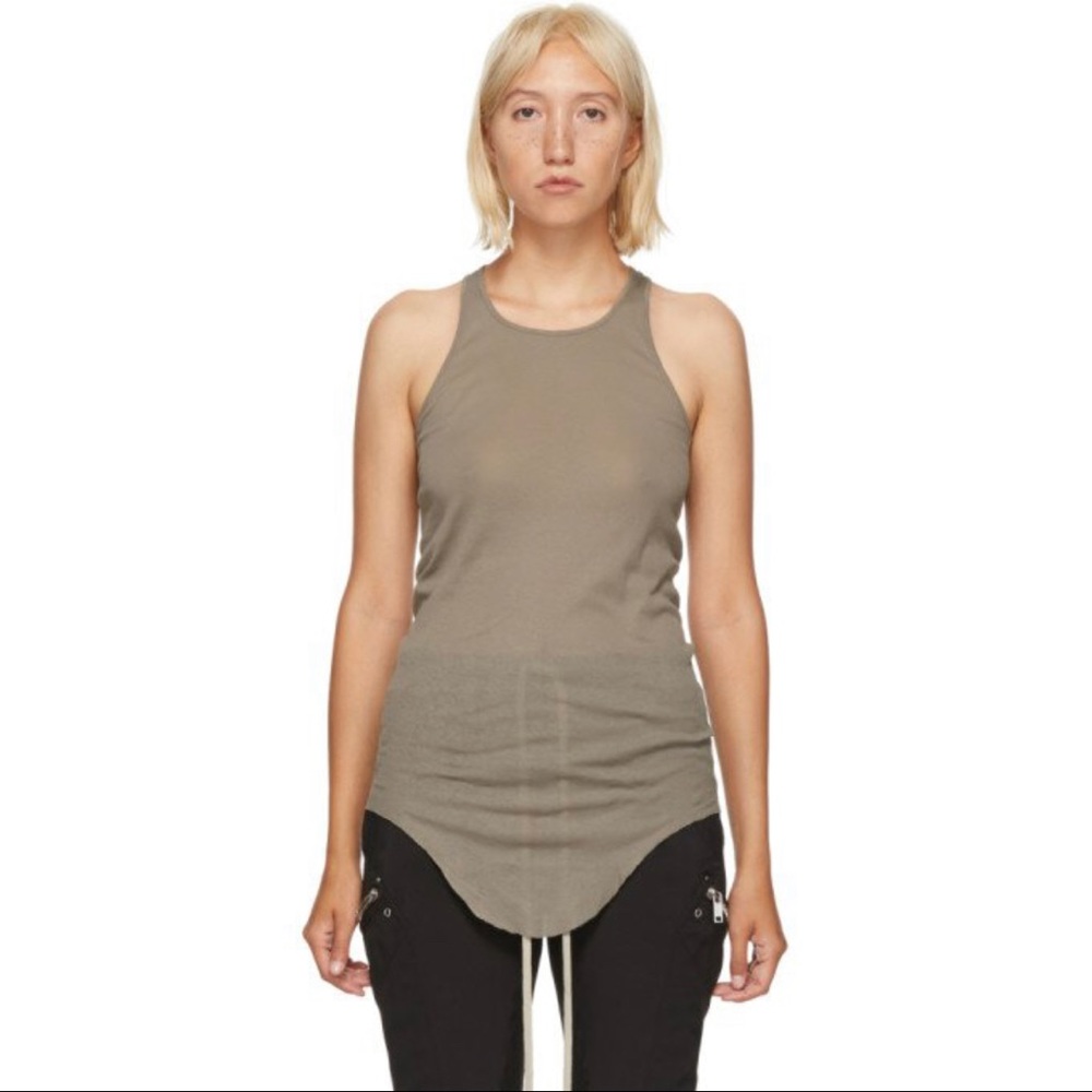 Rick Owens slate Tank top
